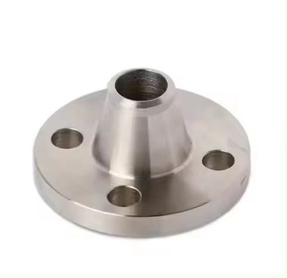 Customized Size Silver Stainless Steel Flange with ISO Standard and Flanged Connection