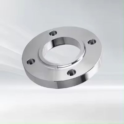 Customized Size Silver Stainless Steel Flange with ISO Standard and Flanged Connection
