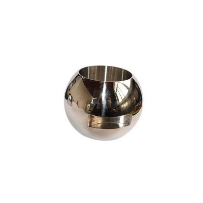 DN5-DN12 Straight-through Floating Valve Ball with Corrosion Resistance and Silver Finish in 304/316L Stainless Steel