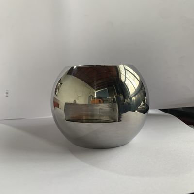 DN5-DN12 Straight-through Floating Valve Ball with Corrosion Resistance and Silver Finish in 304/316L Stainless Steel