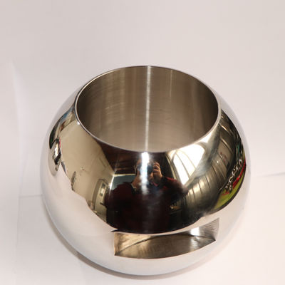 DN5-DN12 Straight-through Floating Valve Ball with Corrosion Resistance and Silver Finish in 304/316L Stainless Steel
