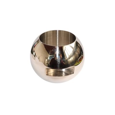 Customized Straight-through Mirror Polished Surface 201 Stainless Steel Valve Ball for Floating Straight Through Valve