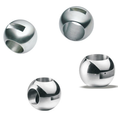 Valves Spare Parts Mirror Polished 201/304/316l Stainless Steel V-shaped Ball Valve