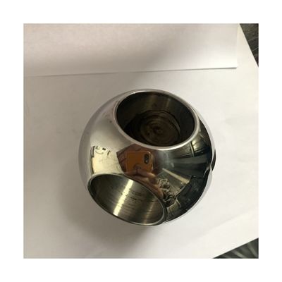 Valve Ball Silver DN50 for Valves Spare Parts L Through Customized Product ISO Certificate