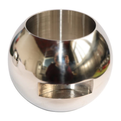 Mirror Polished Stainless Steel Ball Valve with V-shaped Balls and Corrosion Resistance