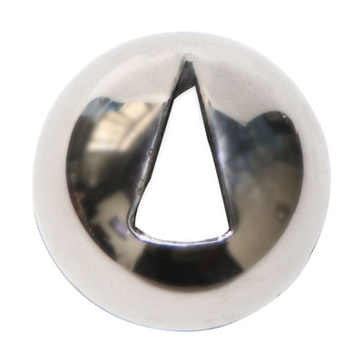 Mirror Polished Stainless Steel Ball Valve with V-shaped Balls and Corrosion Resistance