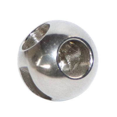 Mirror Polished Stainless Steel Ball Valve with V-shaped Balls and Corrosion Resistance