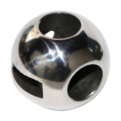 Mirror Polished Stainless Steel Ball Valve with V-shaped Balls and Corrosion Resistance