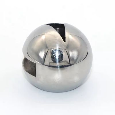 V-Shaped Stainless Steel Valve Ball with Superior Mirror Polished Surface