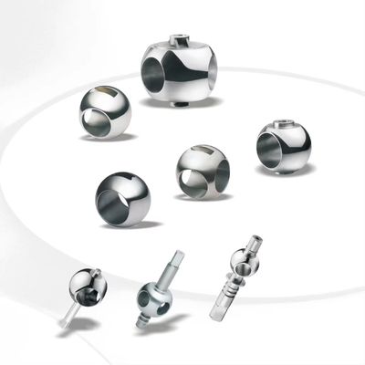 Unique Design Mini Ball Valve for Valves Spare Parts in 201/304/316L Stainless Steel Material Silver
