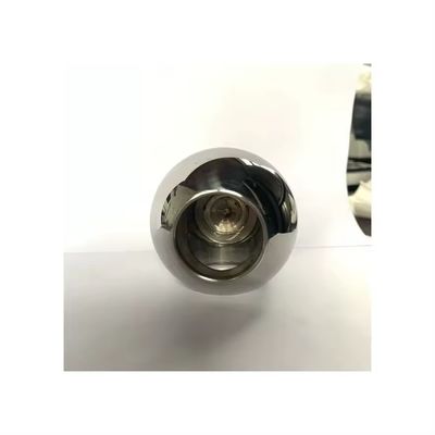 DN15-DN50 304 Floating Straight Through Valve Ball in Silver with Mirror Polished Surface