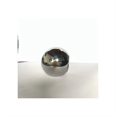 DN15-DN50 304 Floating Straight Through Valve Ball in Silver with Mirror Polished Surface