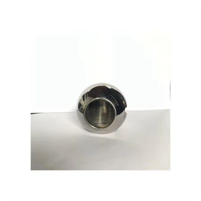 DN15-DN50 304 Floating Straight Through Valve Ball in Silver with Mirror Polished Surface