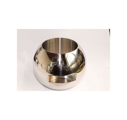 Valves Spare Parts Adjustable One Piece Ball Valve with Straight-through Design and Mirror Polished Surface in 201/304/316L