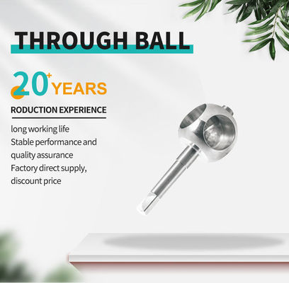 DN25 Stainless Steel 316L Floating Straight Through Valve Ball with Customized OEM Support and Mirror Polished Surface