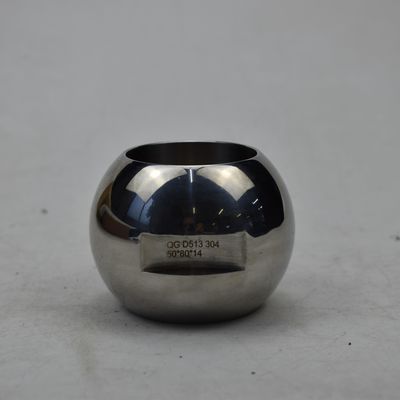 National Standard DN25 Adjustable One Piece Ball Valve Accessories with Corrosion Resistance in Mirror Polished Surface