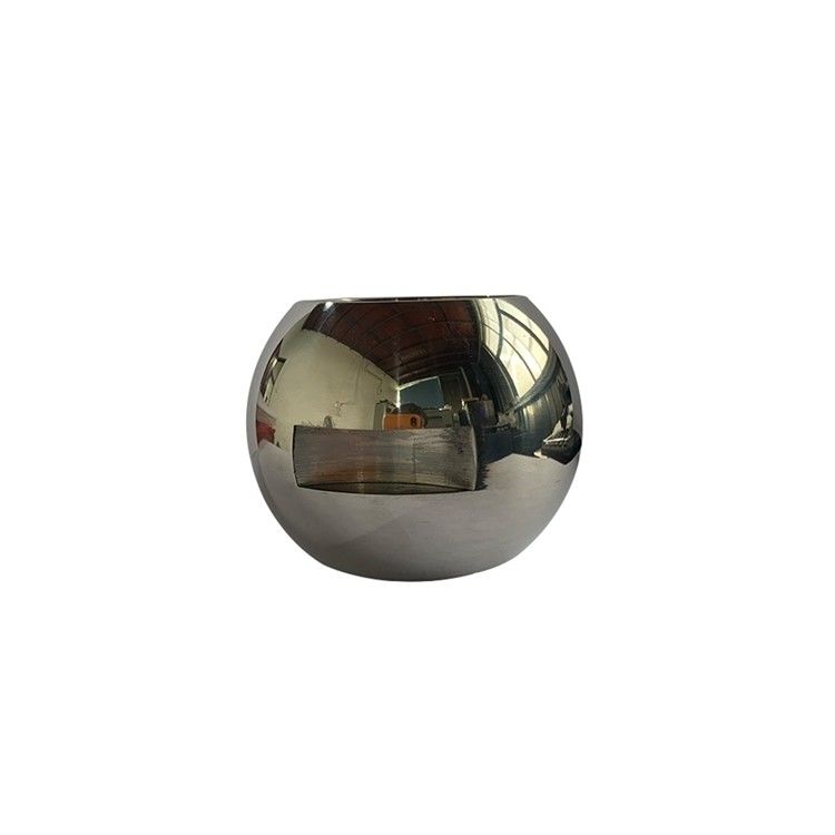 Customized Straight-through Mirror Polished Surface 201 Stainless Steel Valve Ball for Floating Straight Through Valve