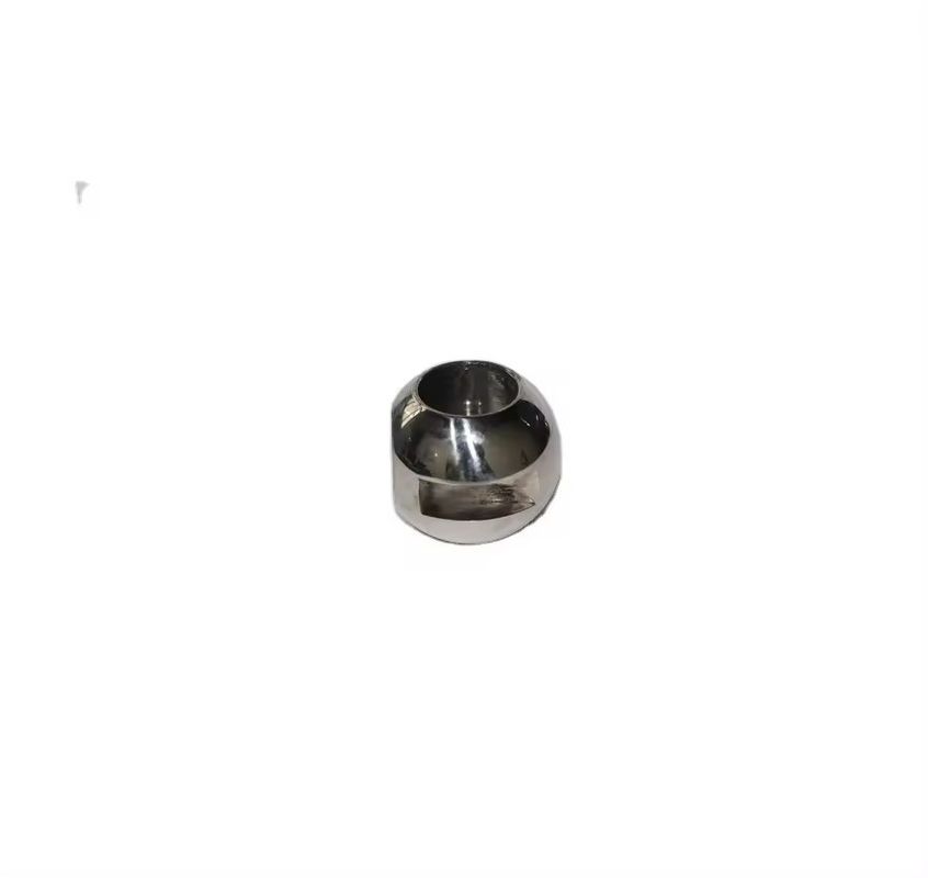 DN15-DN50 304 Floating Straight Through Valve Ball in Silver with Mirror Polished Surface