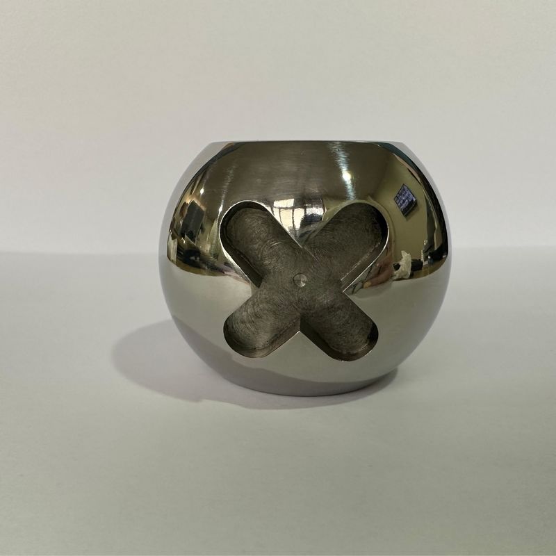 National Standard DN25 Adjustable One Piece Ball Valve Accessories with Corrosion Resistance in Mirror Polished Surface